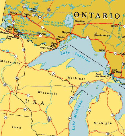 Ontario  on Ontario Copper Complex Artifact Sites